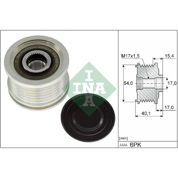ALTERNATÖR KASNAĞI ASTRA L 21 COMBO E 19 GRANDLAND-CROSSLAND 17 ZAFIRA LIFE 19 JUMPY III-JUMPER 15 -C3-C5-BERLINGO 18 PARTNER 19 EXPERT 16 BOXER 15 508 18 3008-5008 16 1.5-2.0-2.2 BLUEHDI INA 535031710