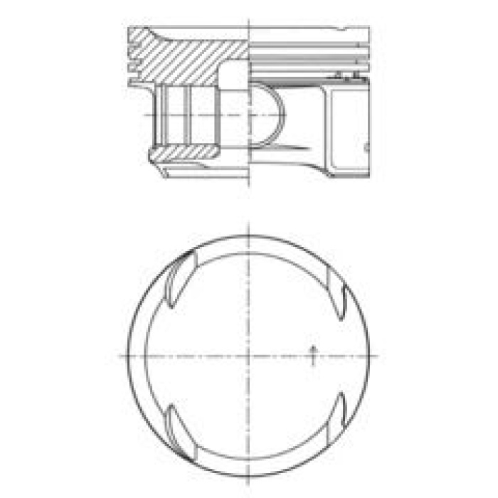 PISTON SEGMAN STD 82.00mm MERCEDES M271 Kompressor W203 CL203 C209 W211 W204 W212 R171 KOLBEN 41811600