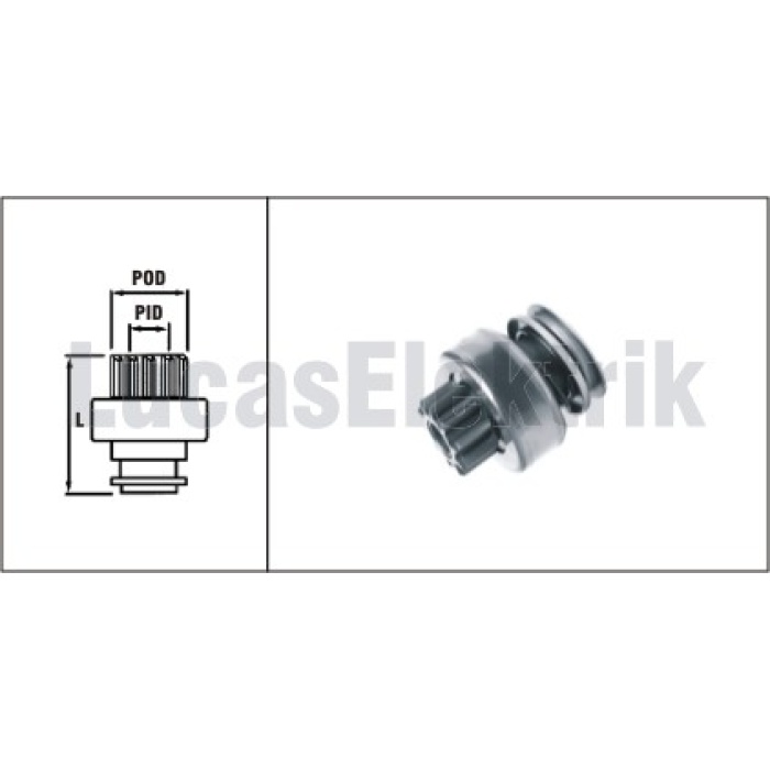 MARŞ DİŞLİSİ PARTNER-BERLINGO-P206-P308-P307-C4-P2008-P3008-P5008 2.0 HDI R9-R19 MGN-LGN-CLIO 1006209812 LUCAS SDR1114