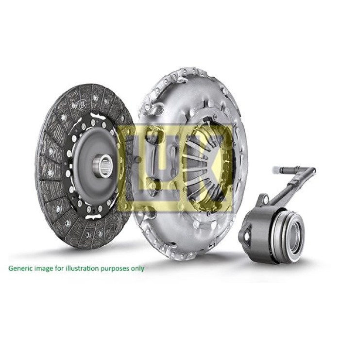 DEBRİYAJ SETİ BASKI DİSK RULMAN RENAULT SCENIC III 09 GRAND SCENIC III 09 DACIA DUSTER 10 DOKKER 12 1.5 DCİ 225 mm LUK 623326333