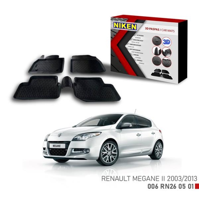 3D PASPAS RENAULT MEGANE II 2003-2013 NIKEN 006RN260501