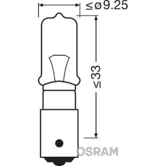 AMPUL 12V H21W HALOJEN PARK OSRAM 64136