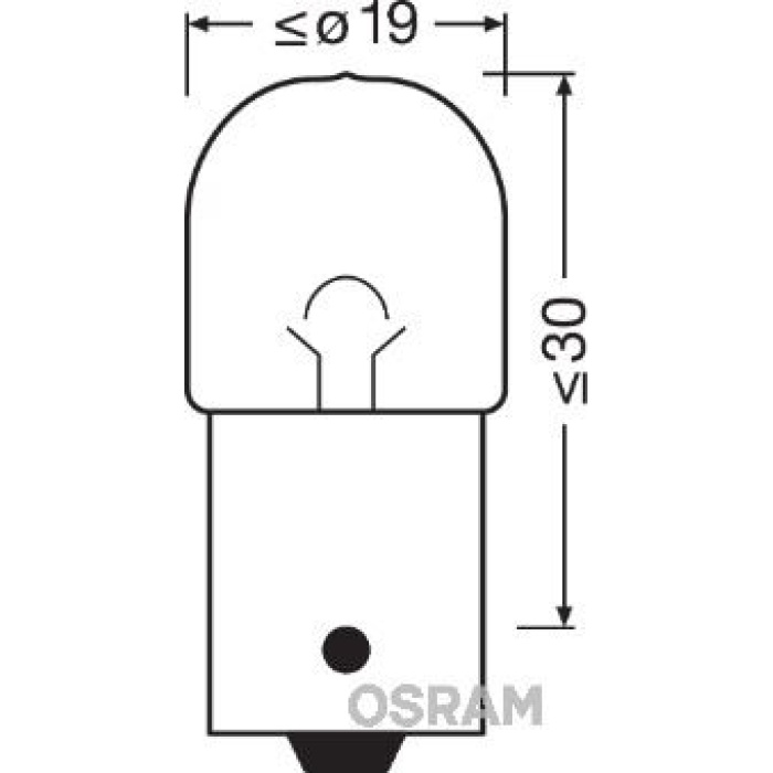AMPUL 12V 67 10W PARK OSRAM 5008