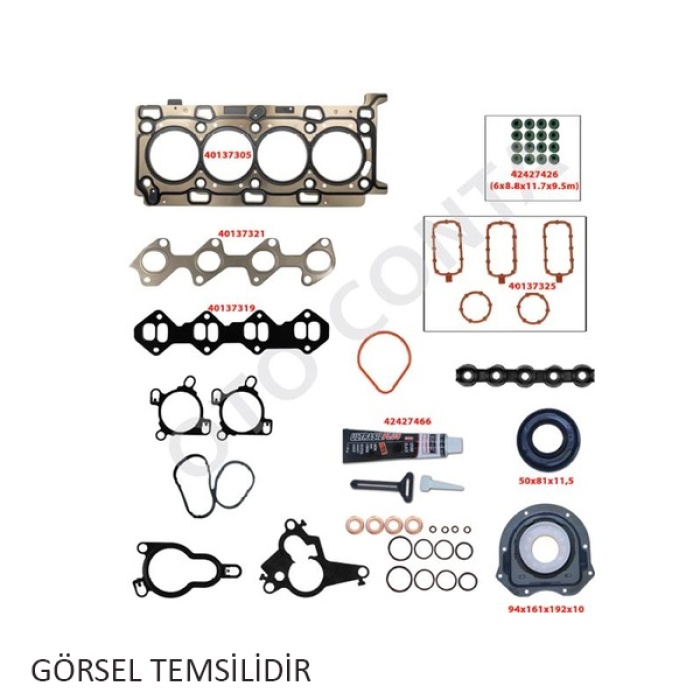 FULL TAKIM SKC TEFLON KÇLİ SUBAP LSTKL FLUENCE-CLIO III-MGN III 1.5DCI K9K 706-790-750-752-790 OTOCONTA 42456902
