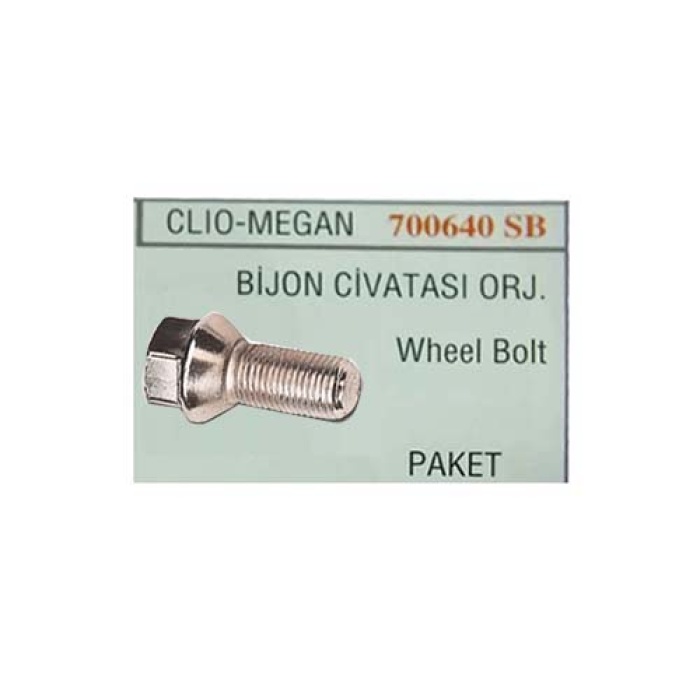 BİJON CİVATASI CLIO-MGN 709640SB SES 700640SB