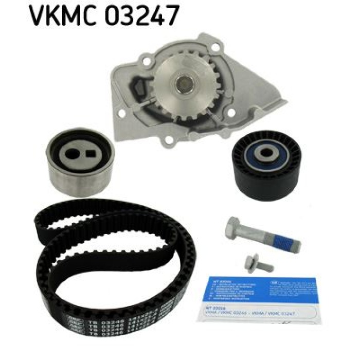 DEVİRDAİMLİ EKSANTRİK GERGİ KİTİ PART-BERL-C5-P307-EXPE-BOXER-JUMPY-JUMPER-SCUDO-DUCATO 2.0HDI DW10 SKF VKMC03247