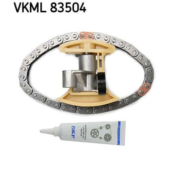EKSANTRİK ZİNCİR SETİ P206-P207-P307-P407-PARTNER-BERLİNGO-C2-C3-C4-1.6 HDI FIESTA-FOCUS 04 11 C-MAX 1.6 TDCI VOLVO C30 06 12 S40 II 06 12 S80 II 10 12 V50 10 12 V70 III 06 11 1.6D SKF VKML83504
