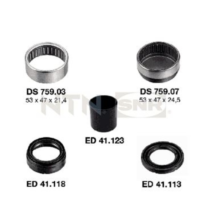 TORSİYON TAMİR TAKIMI KİTİ SAXO-AX-P106 Stabilizatör Olmayan araçlar için SNR KS559.06