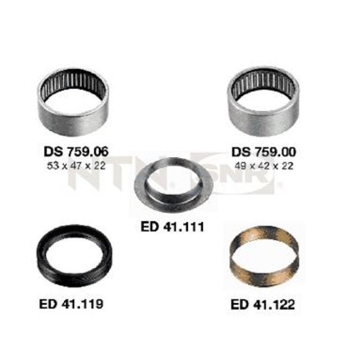 TORSİYON TAMİR TAKIMI P205-306-309 1.4-1.5-1.6-1.7D-1.9-XSARA-ZX 1.4i 1.6 16V-1.8i-1.9 SNR KS559.00