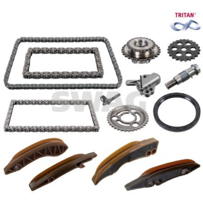 EKSANTRIK ZINCIR SETI ALT UST BMW B37 B57 F20 F40 F45 F46 G20 G11 G12 G14 G15 F48 F39 G01 G02 G05 SWAG 33104296