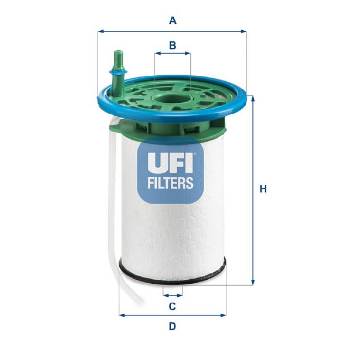 YAKIT FİLİTRESİ BOXER-JUMPER 2.0 BLUE HDI 15 UFI 2605300
