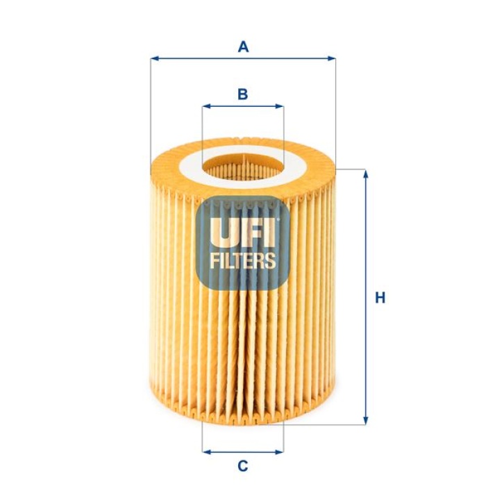 YAG FILTRESI MERCEDES OM642 W203 W204 C219 C218 W211 W212 UFI 2506900