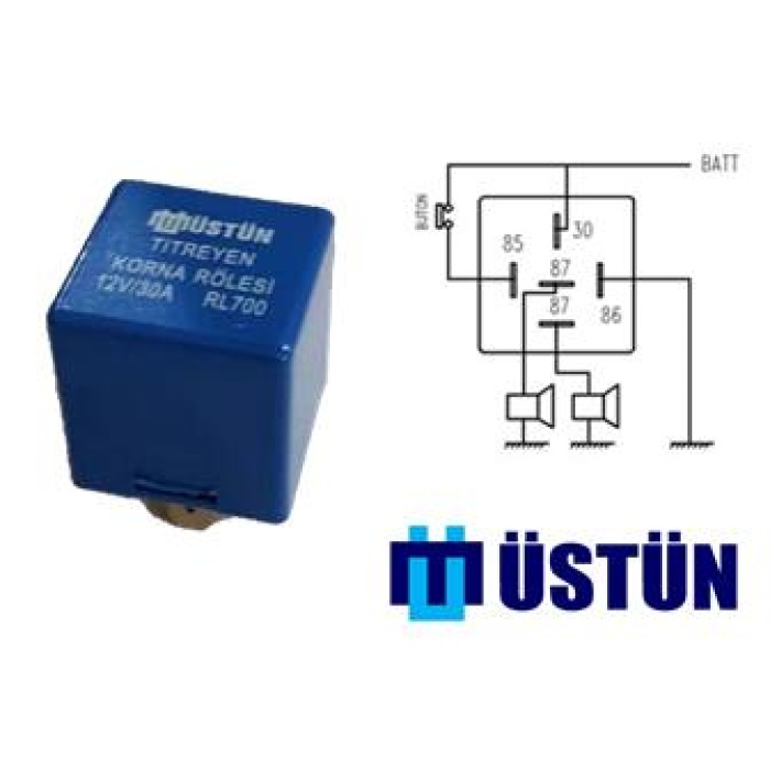 KORNA TİTREYEN ROLESİ 12V USTUN RL700