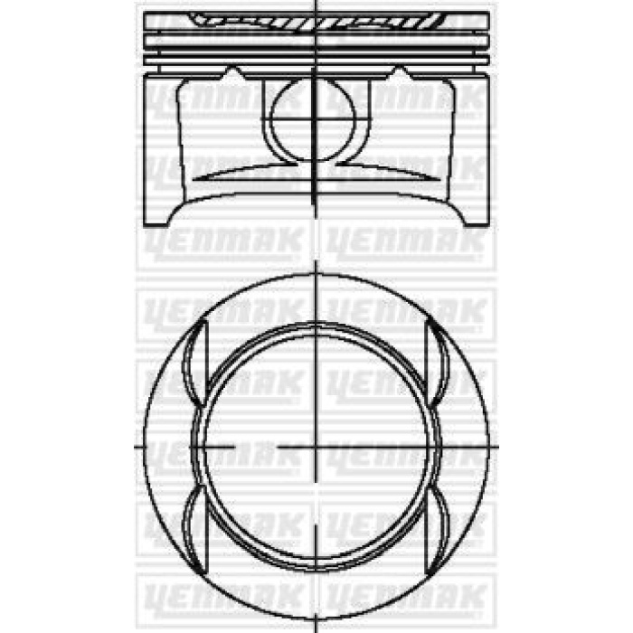 MOTOR PİSTON SEGMAN STD ASTRA-CORSA-MERIVA 01 Z1/ 4XEP Euro4 73.4 YENMAK 31-04214-000
