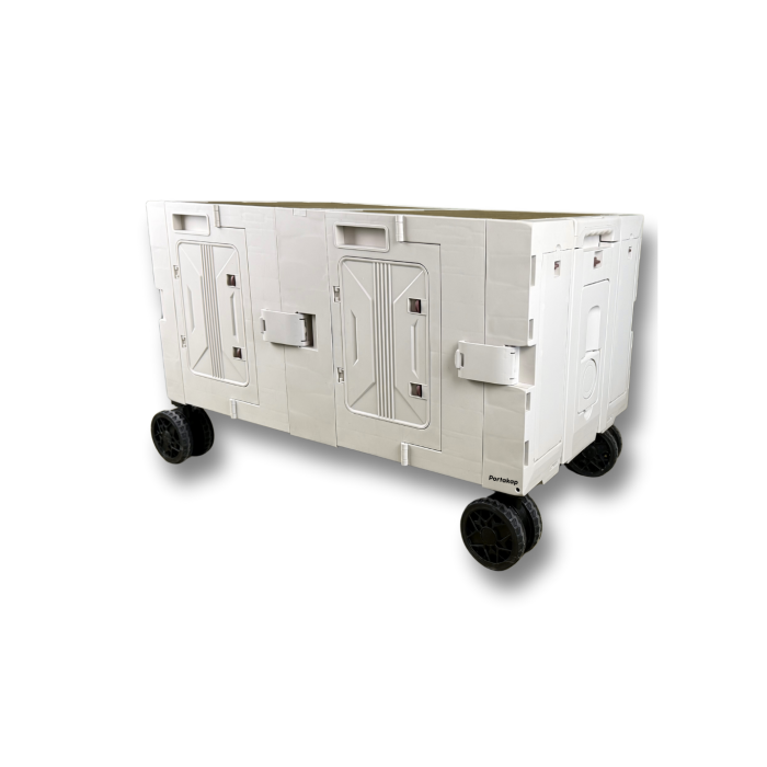 Portakap 230 Litre 4 Tekerlekli, Katlanır, Piknik Arabası