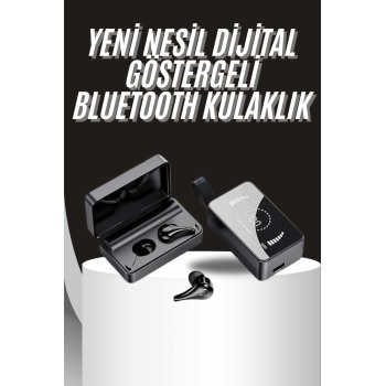 TWS Bluetooth Kulaklık Aynalı Kulaklık Dijital Göstergeli Dokunmatik Kontrol