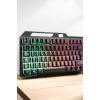 Led Işıklı Oyuncu Klavye Usb Girişli RGB Işıklı Q Klavye