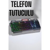 Led Işıklı Oyuncu Klavye Usb Girişli RGB Işıklı Q Klavye