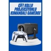 4K Android Smart Wi-fi Çift Kollu Projeksiyon Game Box Kumandalı Taşınabilir