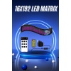 Kumandalı App Kontrollü LED Ekran 16X192 Led Matrix Araç Camı Yazısı