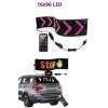 Cama Yapışan En Büyük Boy 16X96 Telefon Kontrollü Led Ekran Digital Araba Yazısı