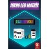 Digital Araba Yazısı Ekran Matrix En Büyük Boy 16X96 Matrix LED Panel