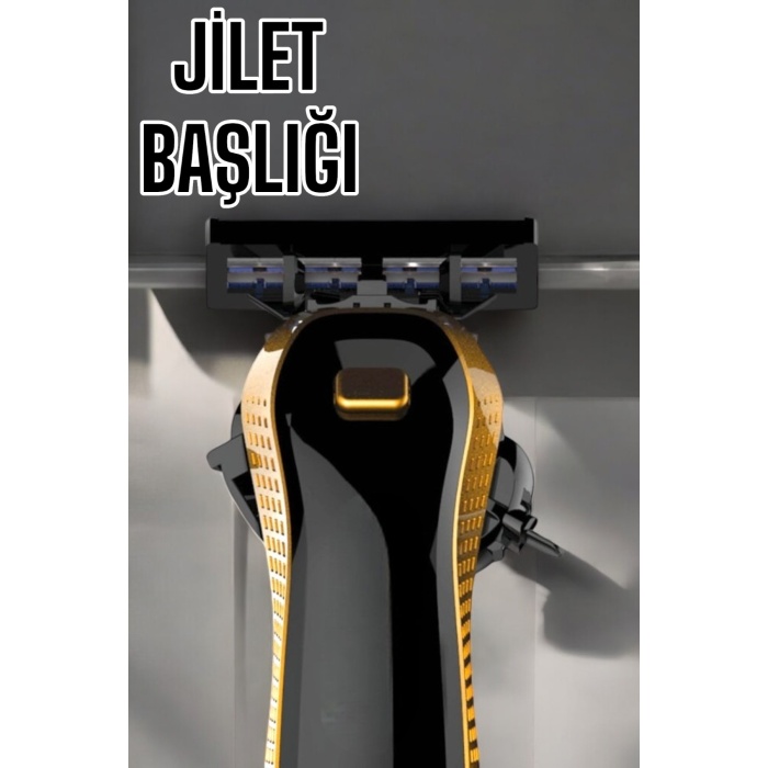 Çift Başlıklı Jilet Tıraş Makinesi Taşınabilir Suya Dayanıklı Sinek Kaydı