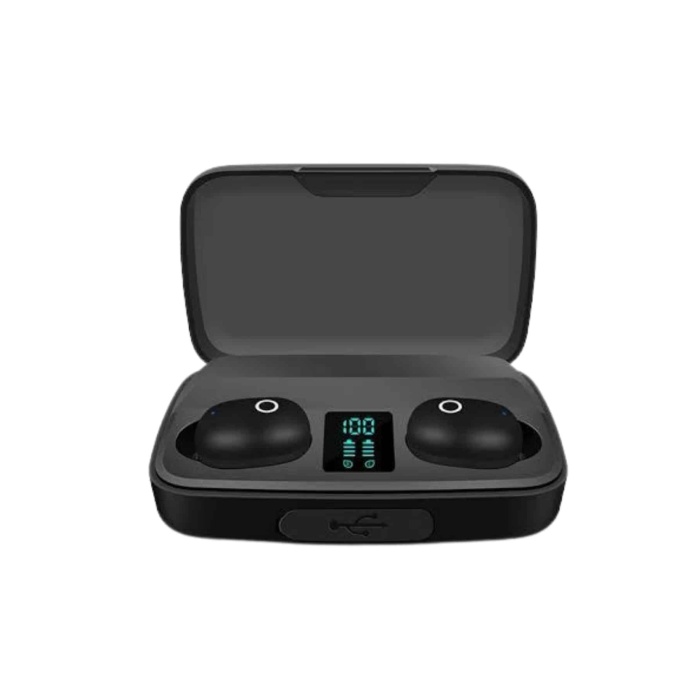 Kablosuz Bluetooth Kulaklık Android ve İOS Uyumlu Led Göstergeli Powerbankli