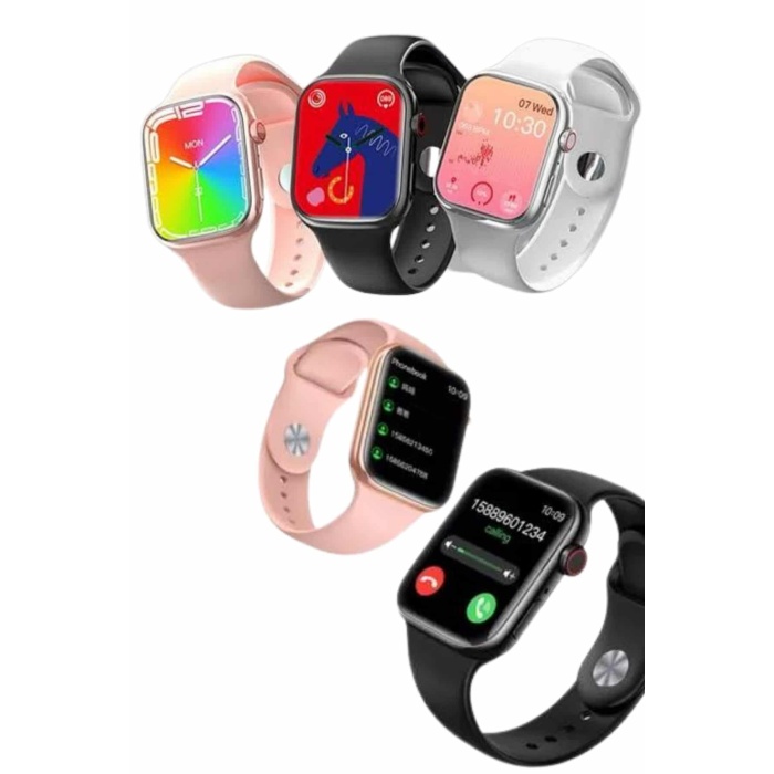 Kadınlara Özel Yeni Nesil Pembe Amoled Ekran Ultra Akıllı Saat 49MM