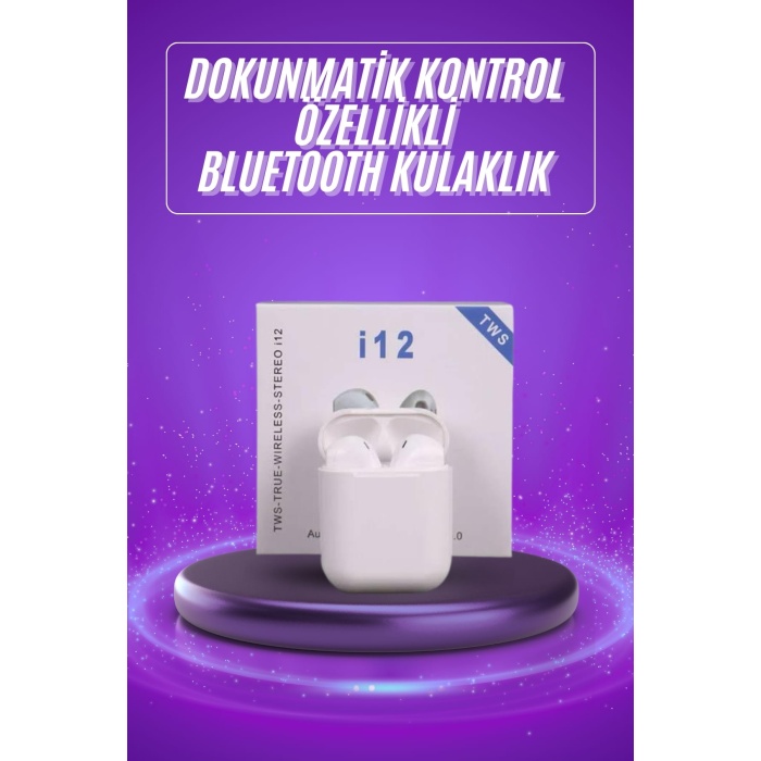 Yeni Nesil Beyaz TWS Bluetooth Kulaklık Android ve İOS Uyumlu Kablosuz Kulaklık