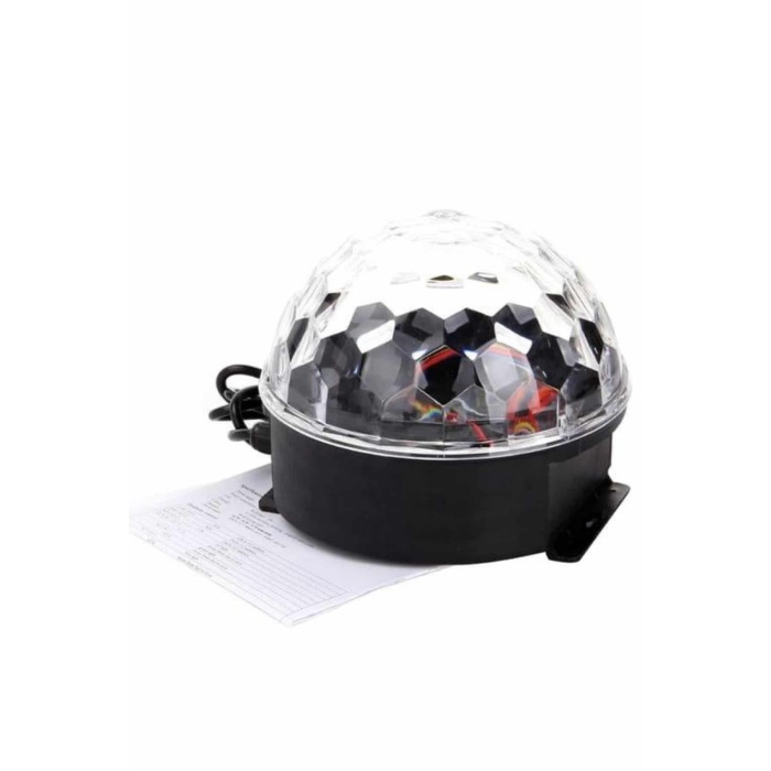 Disko Topu Renkli Işıklı Lazer Parti Bluetooth Bağlantılı Led Küre