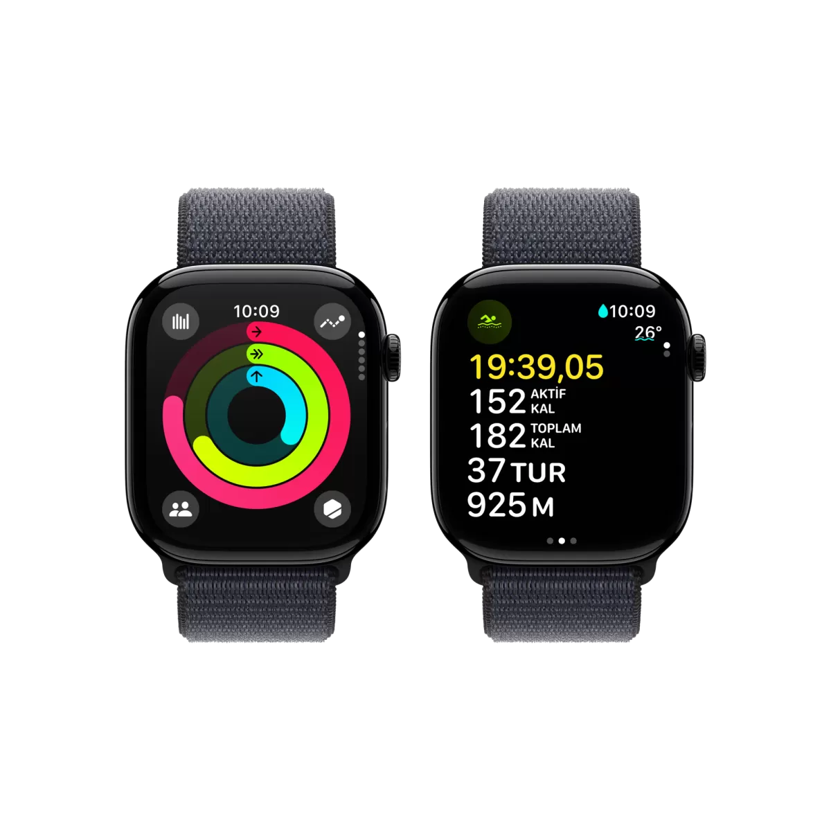 APPLE Apple Watch 10 GPS 42mm Siyah SL Akıllı Saat 9241661600