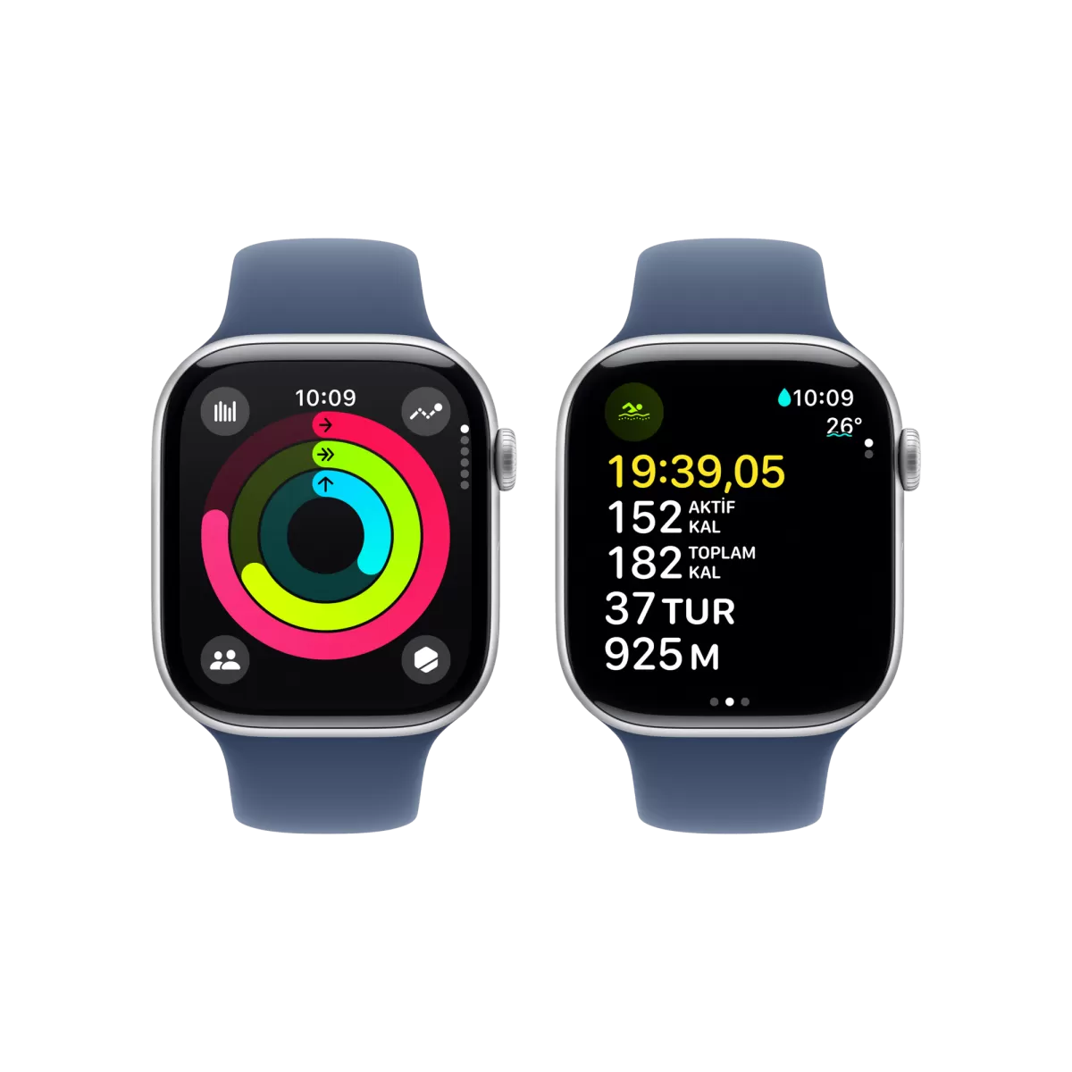 APPLE Apple Watch 10 GPS 42mm Gümüş SB-M/L Akıllı Saat 9241621600