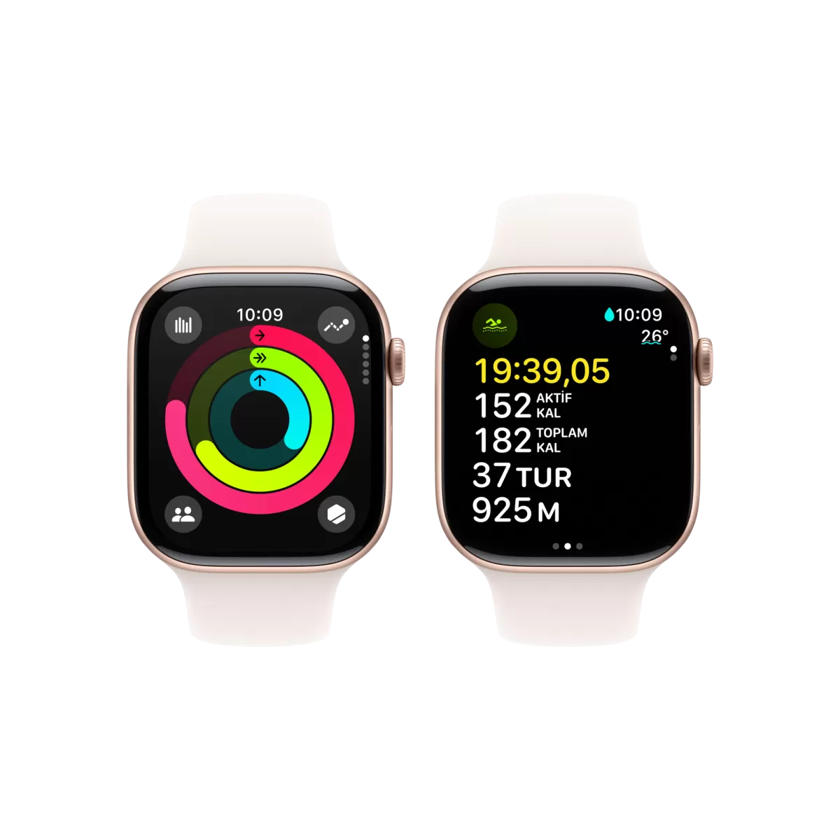 APPLE Apple Watch 10 GPS 42mm Altın S. SB-M/L Akıllı Saat 9241681600