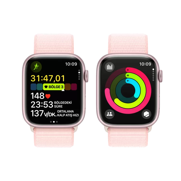 APPLE Apple Watch S9 45mm Pembe SL Akıllı Saat 9226271600