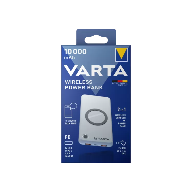 Varta VARTA Wireless Powerbank 10000mAh Powerbank 9229111600