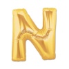 Altın Sarısı Folyo N Harfi Balon 1 Metre