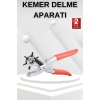 Kemer Delme Makinesi Aleti Kemer Delme Pensi Kumaş Kemer Ayakkabı Deri