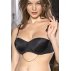 Siyah Zincir Detaylı Askısı Çıkarılabilir Push-Up Sütyen, Kadın İç Giyim