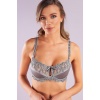 Golshan Giselle Half Padded Bra, Gri Toparlayıcı  Konforlu ve Şık Sütyen