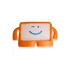 Newface iPad 2022 10.9 (10.nesil) Kılıf Karakter Tablet Silikon - Turuncu