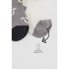 2Li Love Dog Penye Soket Çorap 10118 Gri