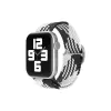 Newface Apple Watch 38mm Star Kordon - Siyah-Beyaz