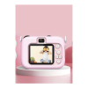 Mini 1080p Hd Çocuk Kamera Dijital Fotoğraf Makinesi 2.0 Inç Ekran 5 Adet Oyun Pembe