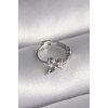 BFS 316L Çelik Gümüş Renk Zirkon Taşlı Kelebek Model Tragus Piercing
