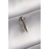 BFS 316L Çelik Gümüş Renk Çivi Model Piercing