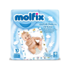 BFS   Molfix Bebek Bakım Örtüsü 60x60 10 Adet