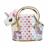 BFS   10873 Cutekins Taşıma Çantalı Peluş Unicorn Lou Lou -Sunman