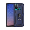 BFS  Huawei P40 Lite E Kılıf Sofya Yüzüklü Silikon Kapak - Lacivert