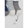 BFS   Bistyle 3Lü Penye Erkek Soket Çorap BS10111 İndigo